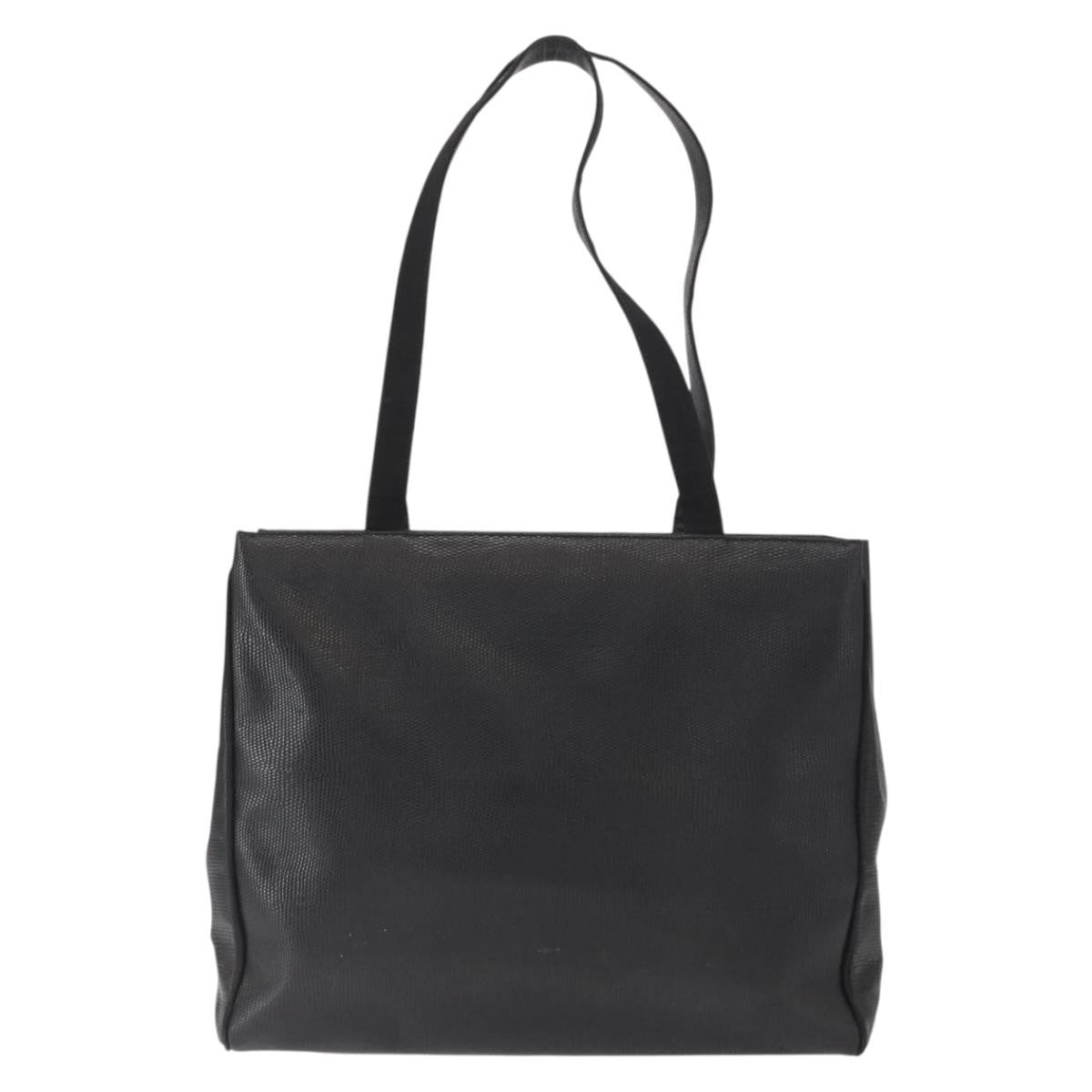 Salvatore Ferragamo Vala tote Leather, BLACK, LEATHER, Tote bag