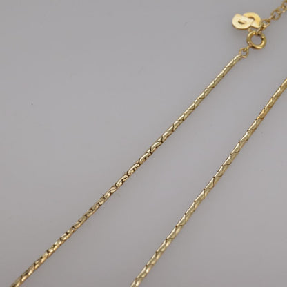 Christian Dior Vintage CD Jumbo chain necklace Metal, GOLD, METAL, Necklace