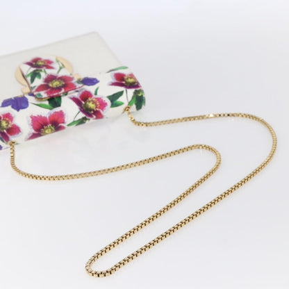 Salvatore Ferragamo Vintage Gancini Chain Shoulder Bag Canvas, MULTICOLOUR, CANVAS, Shoulder bag