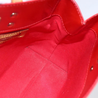 Louis Vuitton Reade Handbag Monogram Vernis, RED, PATENT_LEATHER, Handbag