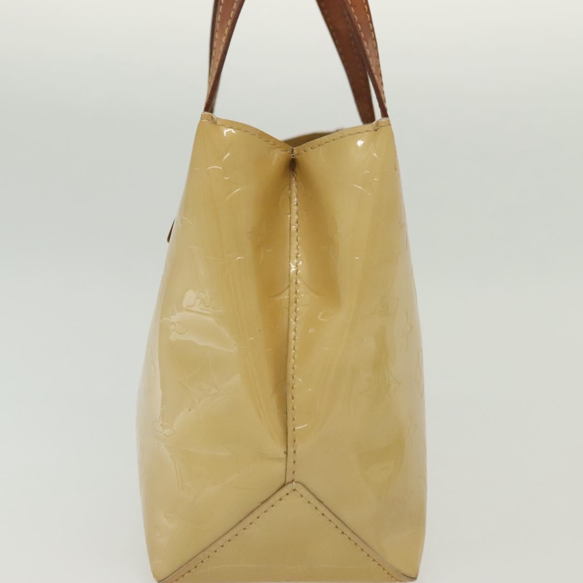 Louis Vuitton Reade Handbag Monogram Vernis, BEIGE, PATENT_LEATHER, Handbag
