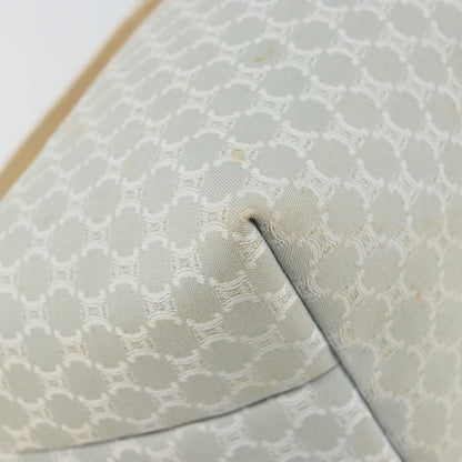 Celine Macadam Handbag Macadam with leather, SILVER, CANVAS, Handbag