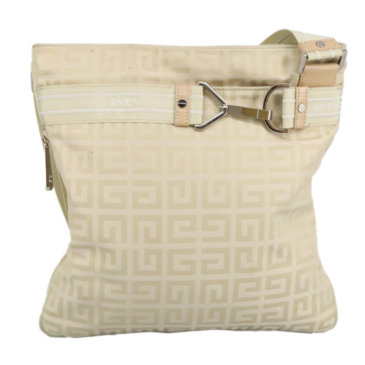 Givenchy 4G shoulder Bag Leather, BEIGE, NYLON, Shoulder bag