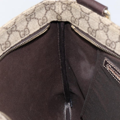 Gucci Flat Messenger Bag GG Canvas, BEIGE, CANVAS, Shoulder bag