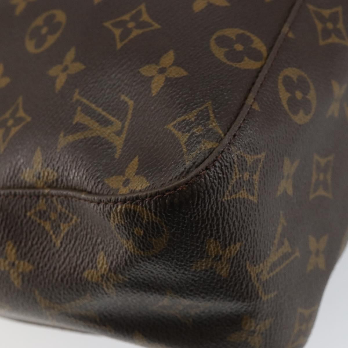 Louis Vuitton Looping Handbag Monogram Canvas, BROWN, CANVAS, Shoulder bag