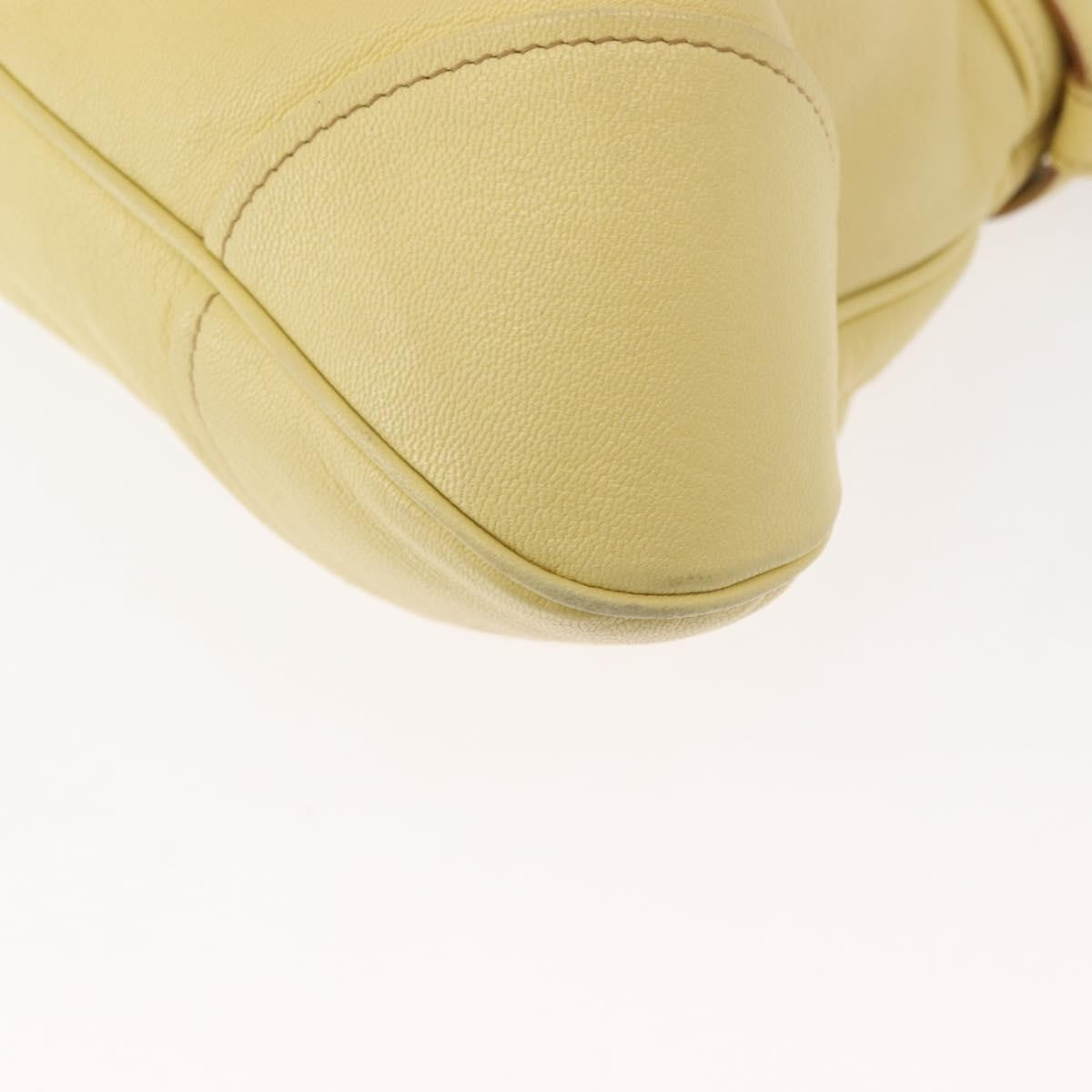 Salvatore Ferragamo Marisa Satchel Leather, YELLOW, LEATHER, Tote bag