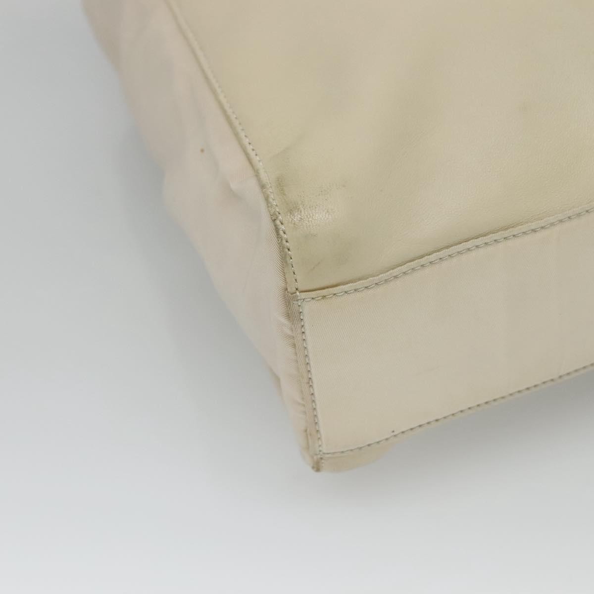 Prada Vintage Shoulder Bag Tessuto, BEIGE, NYLON, Shoulder bag