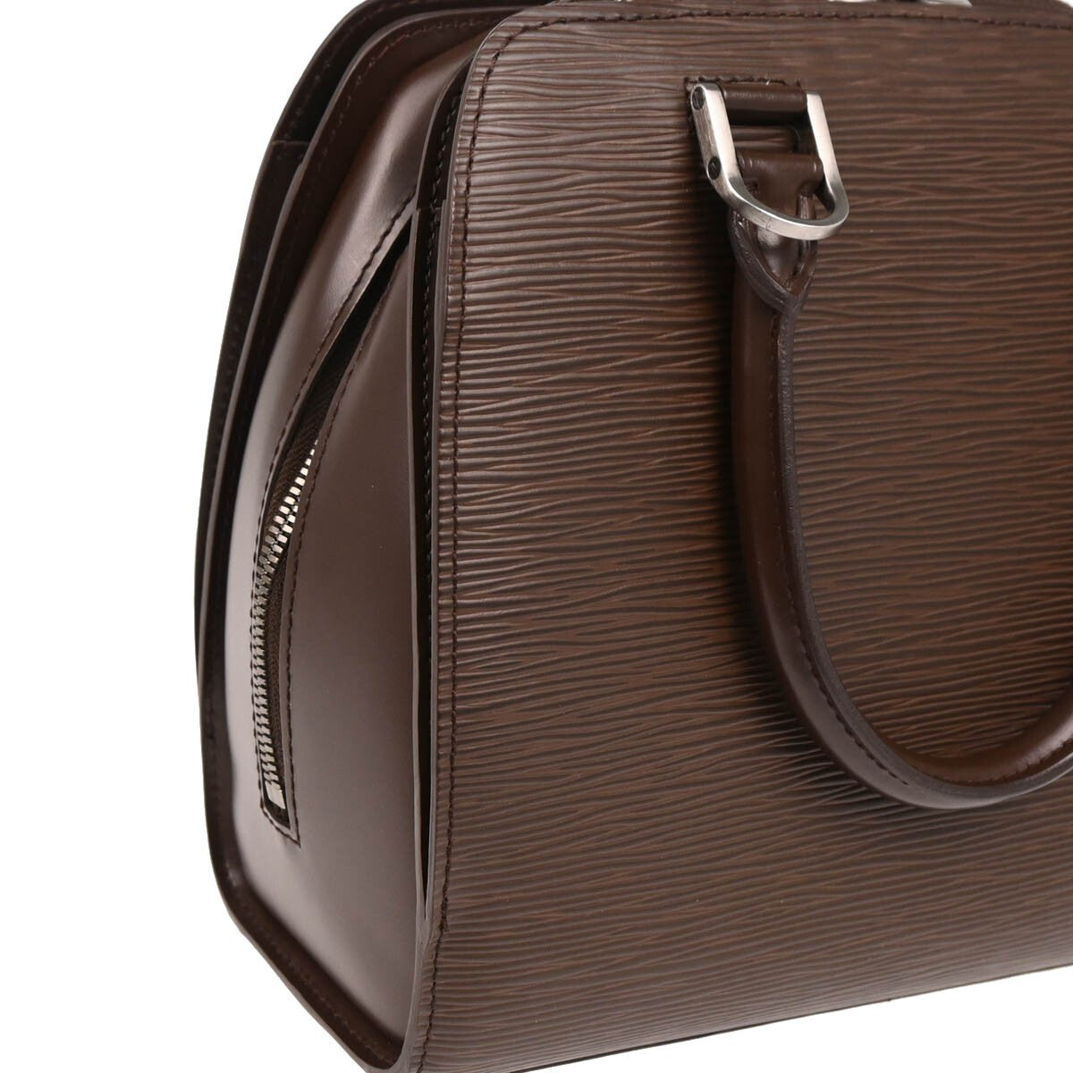 Louis Vuitton Pont Neuf Handbag Epi Leather, BROWN, LEATHER, Handbag