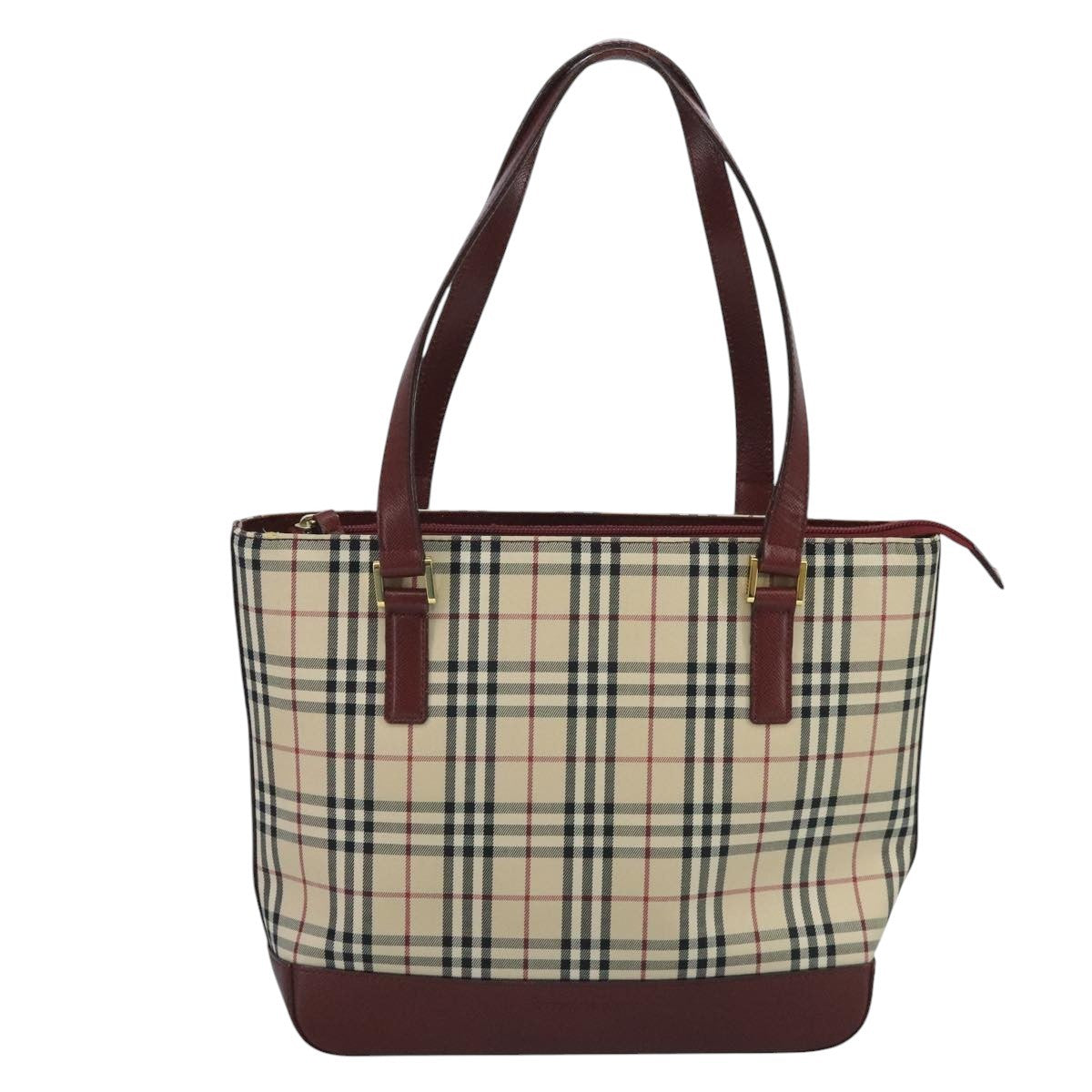 Burberry Nova Check Tote canvas check pattern, BEIGE, CANVAS, Tote bag