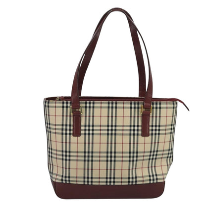Burberry Nova Check Tote canvas check pattern, BEIGE, CANVAS, Tote bag