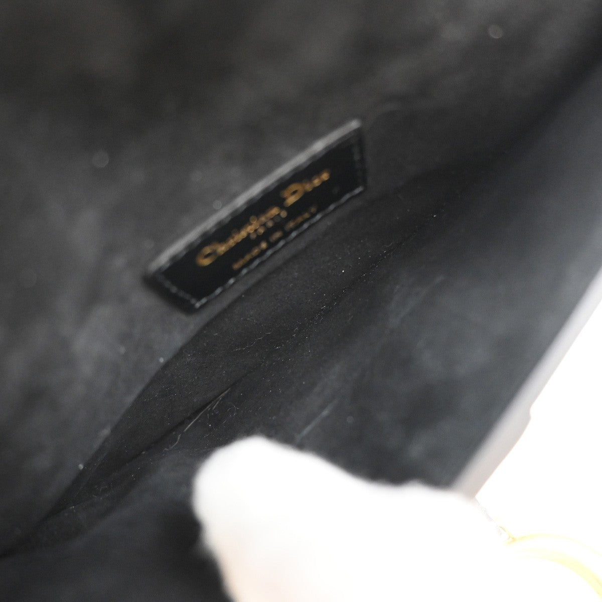 Christian Dior Saddle Belt Bag Leather, BLACK, LEATHER, Clutche & pouche