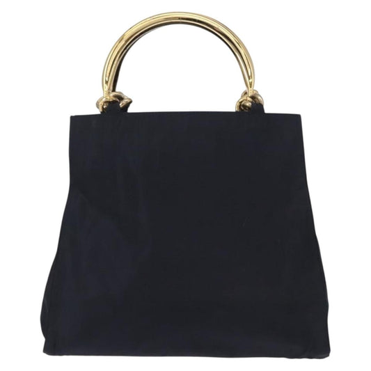 Prada Metal Handles Tote Tessuto, NAVY, NYLON, Tote bag