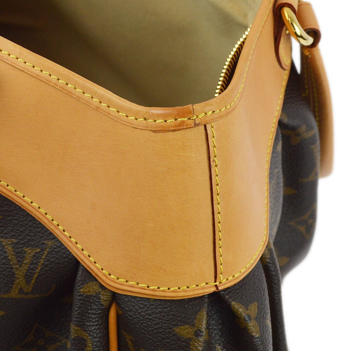 Louis Vuitton Boetie Handbag Monogram Canvas, BROWN, CANVAS, Tote bag