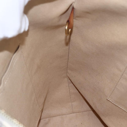 Louis Vuitton Totally Handbag Damier azur, WHITE, CANVAS, Tote bag