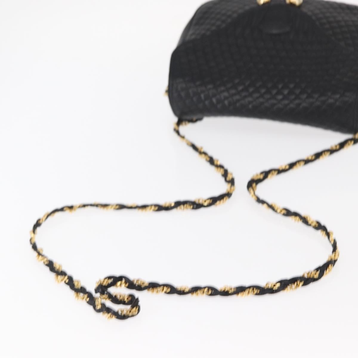 Bally Vintage Shoulder Bag Leather, BLACK, LEATHER, Shoulder bag