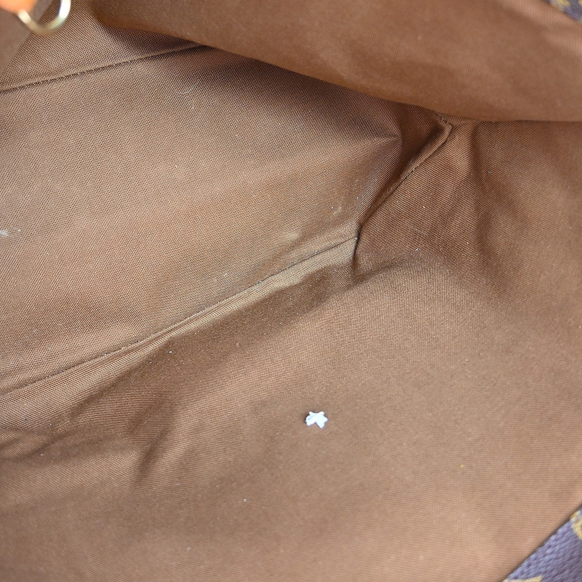 Louis Vuitton Shopping Sac Handbag Monogram Canvas, BROWN, CANVAS, Tote bag