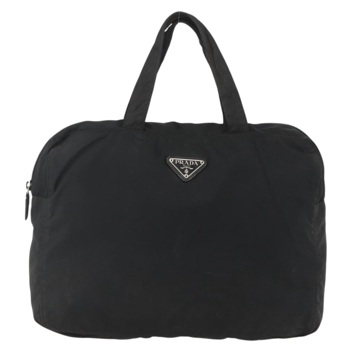 Prada Vintage Handbag Tessuto, BLACK, NYLON, Handbag