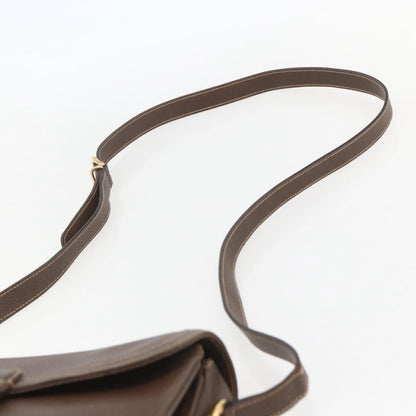 Gucci Vintage Shoulder Bag Leather, BROWN, LEATHER, Shoulder bag