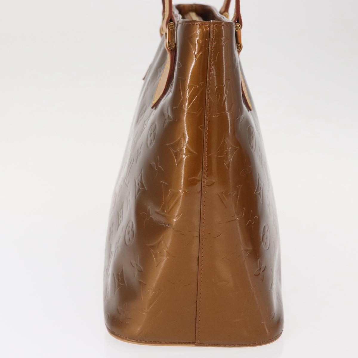 Louis Vuitton Houston Handbag Monogram Vernis, BROWN, PATENT_LEATHER, Handbag
