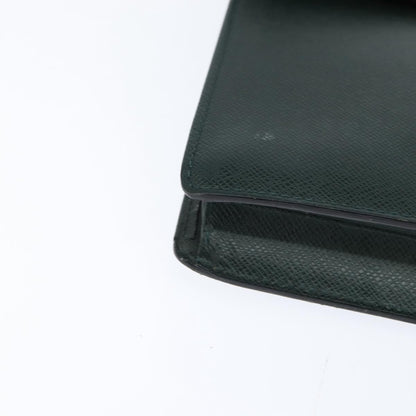 Louis Vuitton Serviette Kourad Briefcase Taiga Leather, GREEN, LEATHER, Briefcase