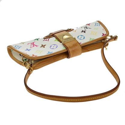 Louis Vuitton Shirley Handbag Monogram Multicolor, WHITE, CANVAS, Handbag
