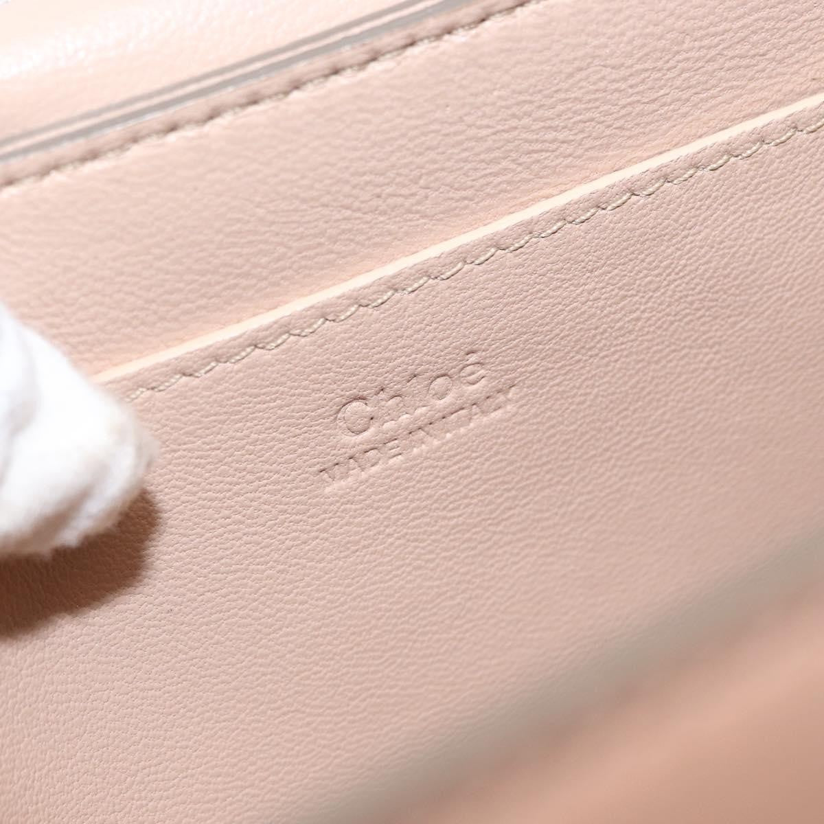 Chloe Elle Chain Clutch Leather, PINK, LEATHER, Shoulder bag