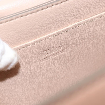 Chloe Elle Chain Clutch Leather, PINK, LEATHER, Shoulder bag