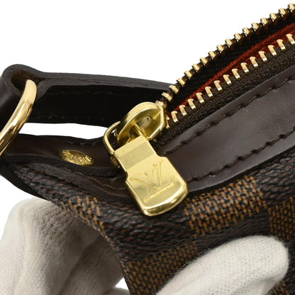 Louis Vuitton Illovo Handbag Damier, BROWN, CANVAS, Handbag