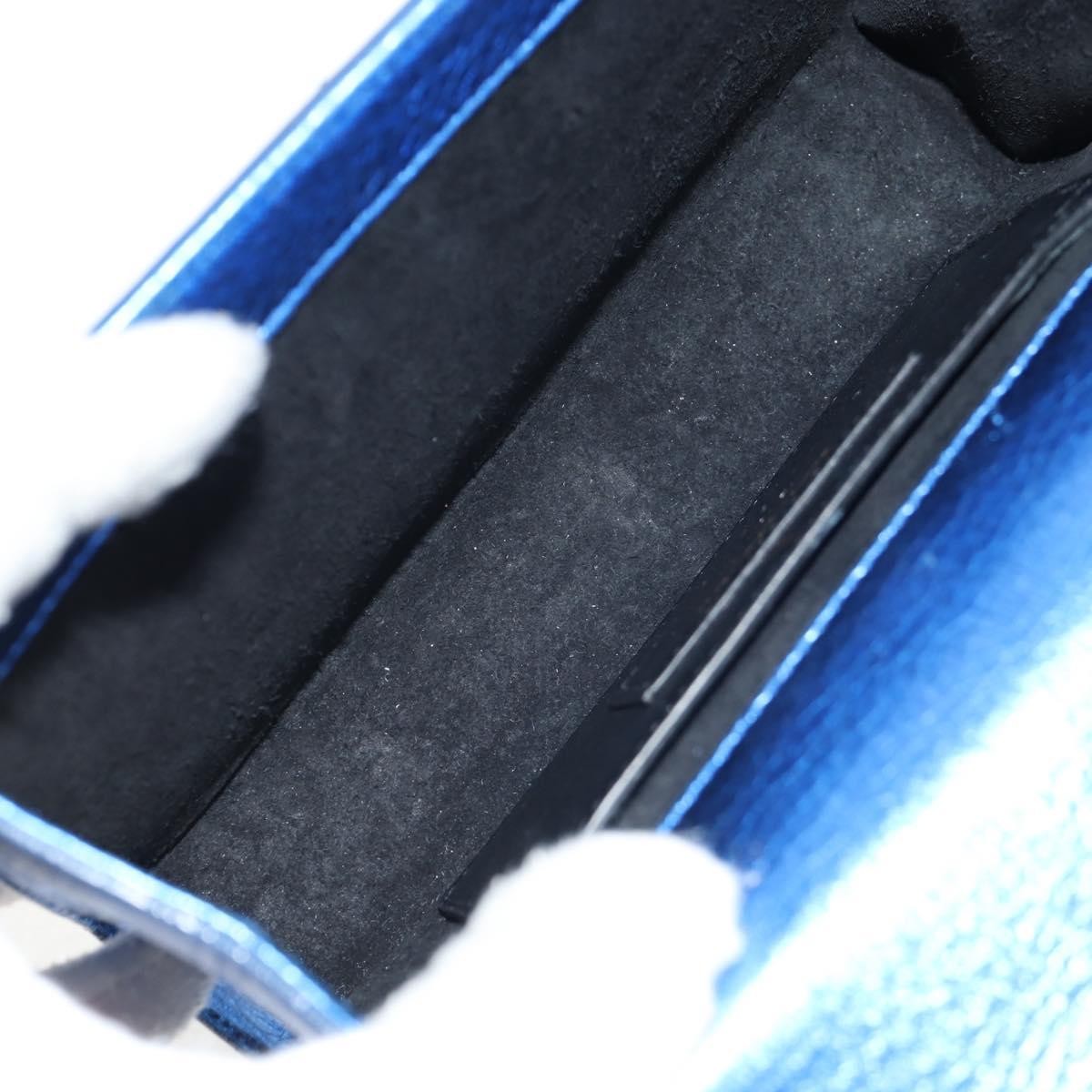 Saint Laurent Classic Monogram Tassel Crossbody Bag Leather, BLUE, LEATHER, Shoulder bag