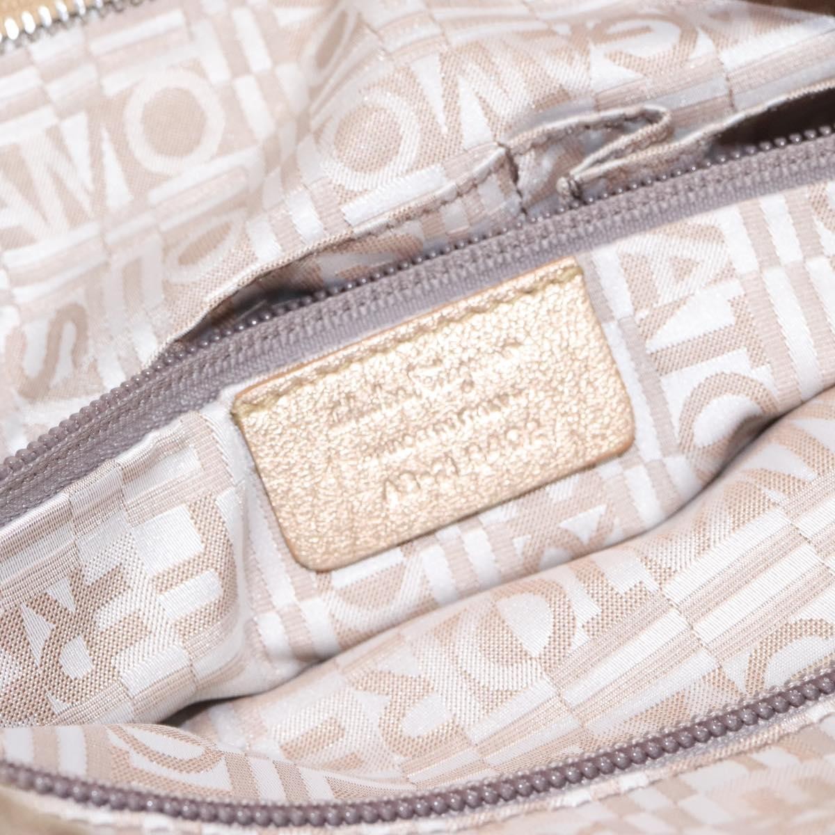 Salvatore Ferragamo Marisa Satchel Leather, GOLD, LEATHER, Handbag