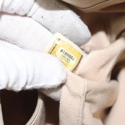 Chanel Camellia Tote Leather, BEIGE, LEATHER, Tote bag