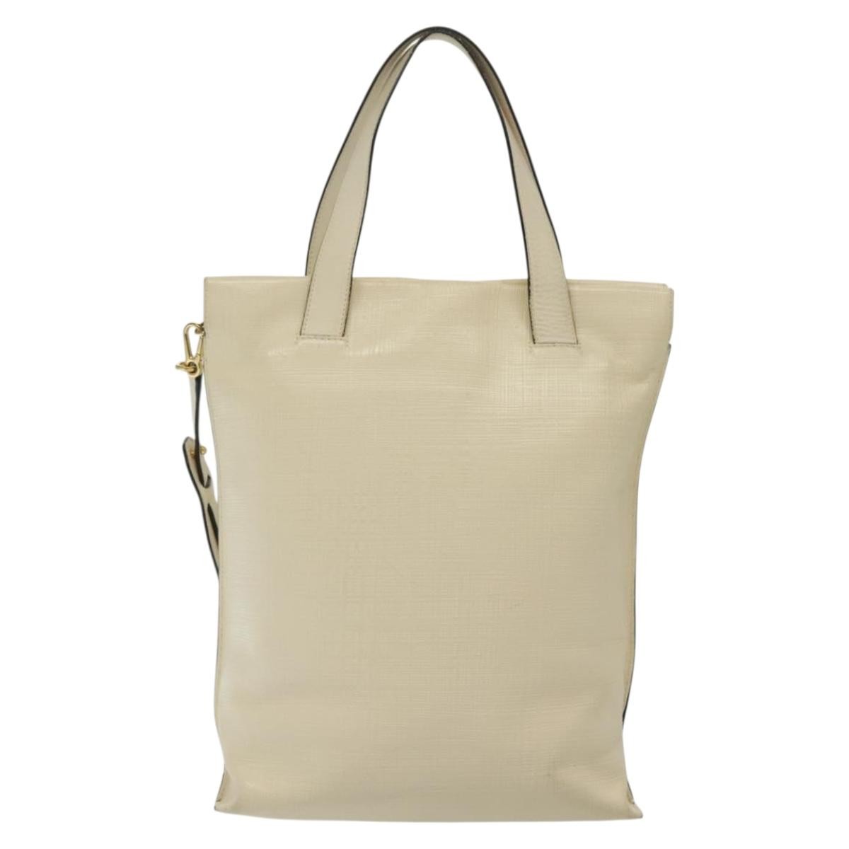 Loewe Shopper Tote Leather, ECRU, LEATHER, Tote bag