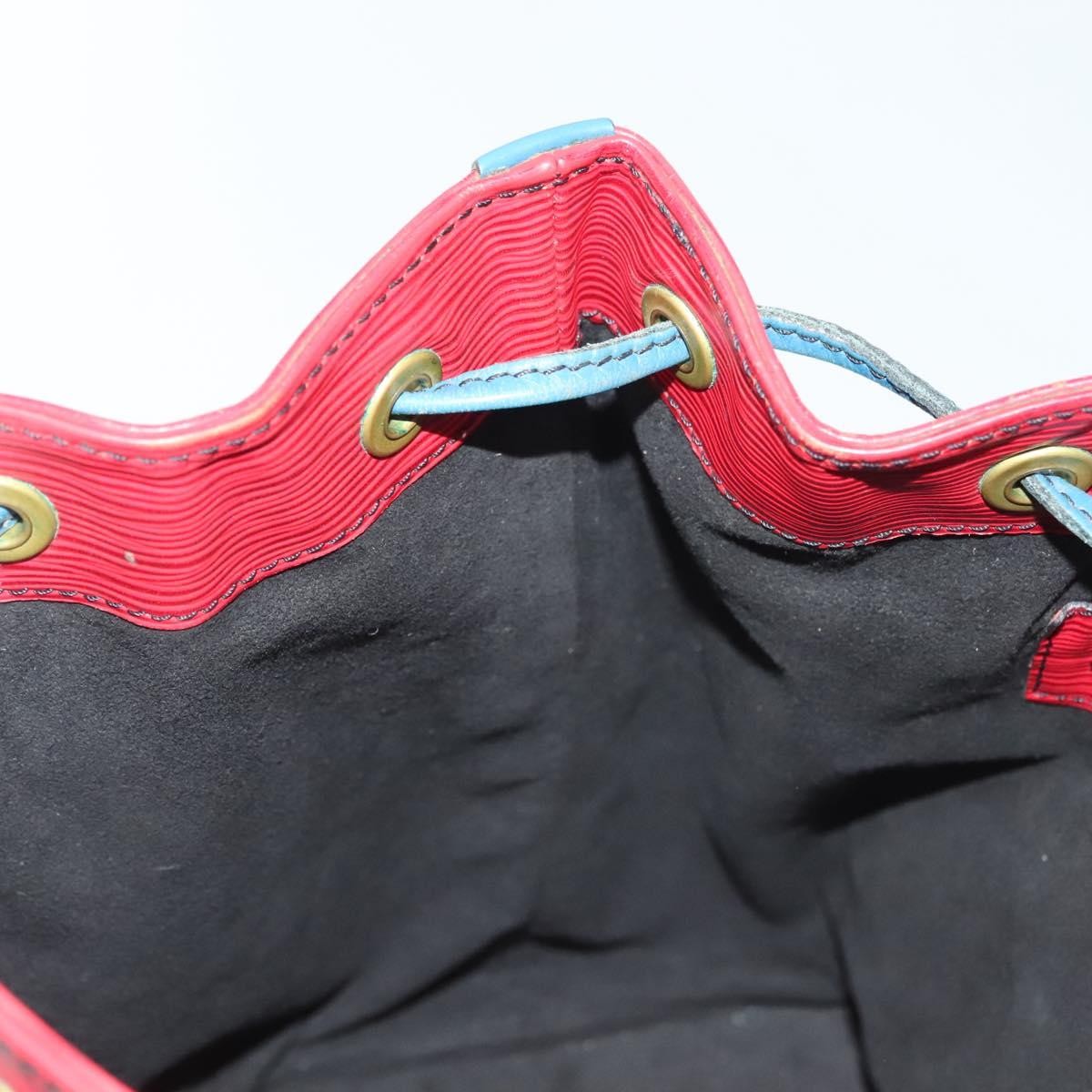 Louis Vuitton Petit Noe Handbag Epi Leather, RED, LEATHER, Shoulder bag