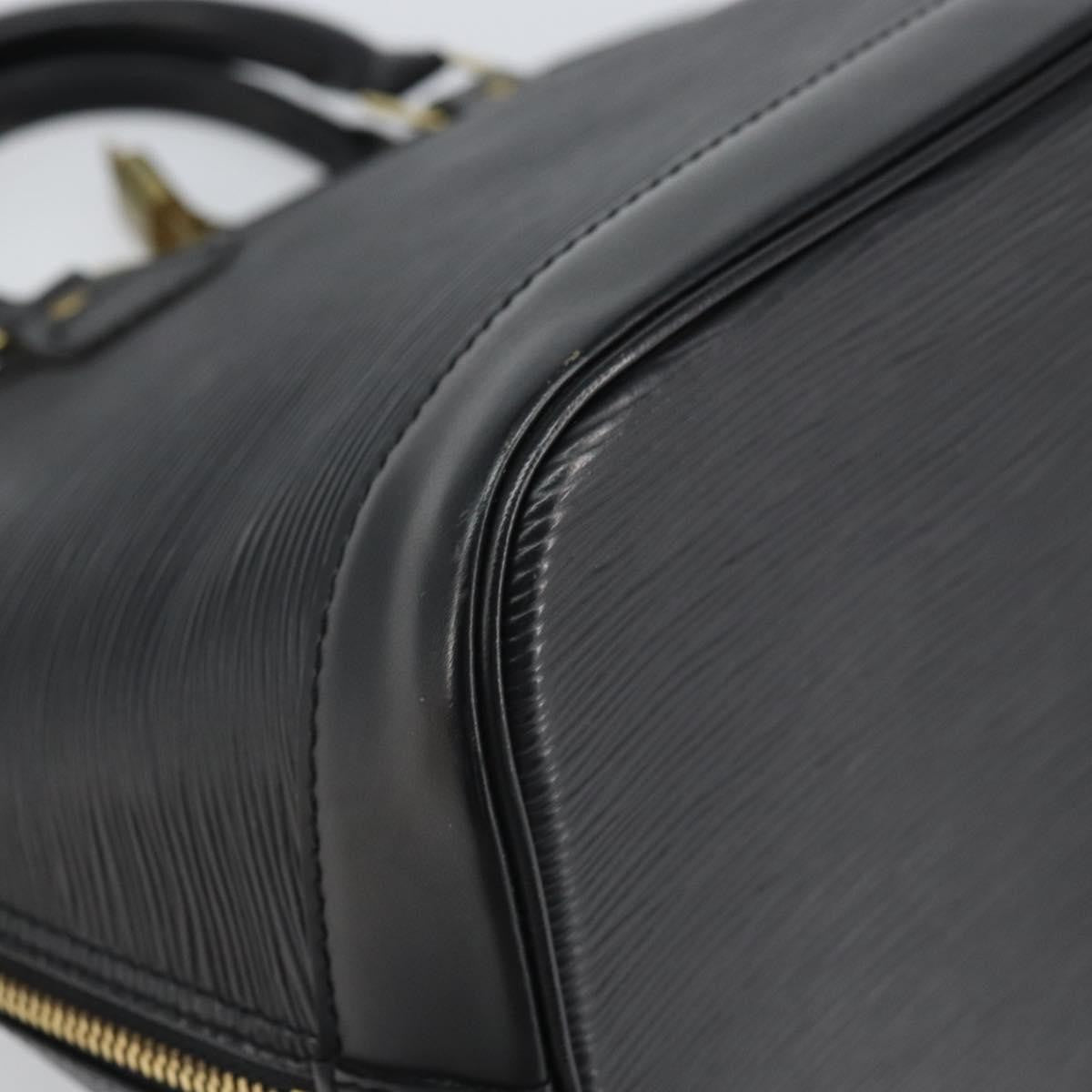 Louis Vuitton Alma Handbag Epi Leather, BLACK, LEATHER, Handbag