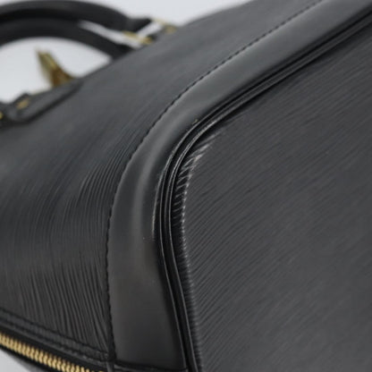 Louis Vuitton Alma Handbag Epi Leather, BLACK, LEATHER, Handbag