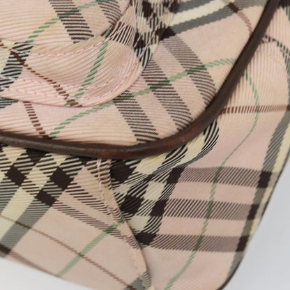 Burberry Nova Check Blue Label Nylon, PINK, CANVAS, Travel bag