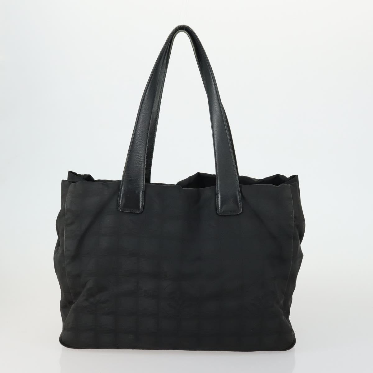 Chanel Fourre Tout Tote Multicolor Toile, BLACK, NYLON, Handbag