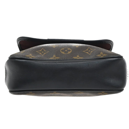 Louis Vuitton Bass Messenger Bag Macassar Monogram Canvas, BROWN, CANVAS, Shoulder bag