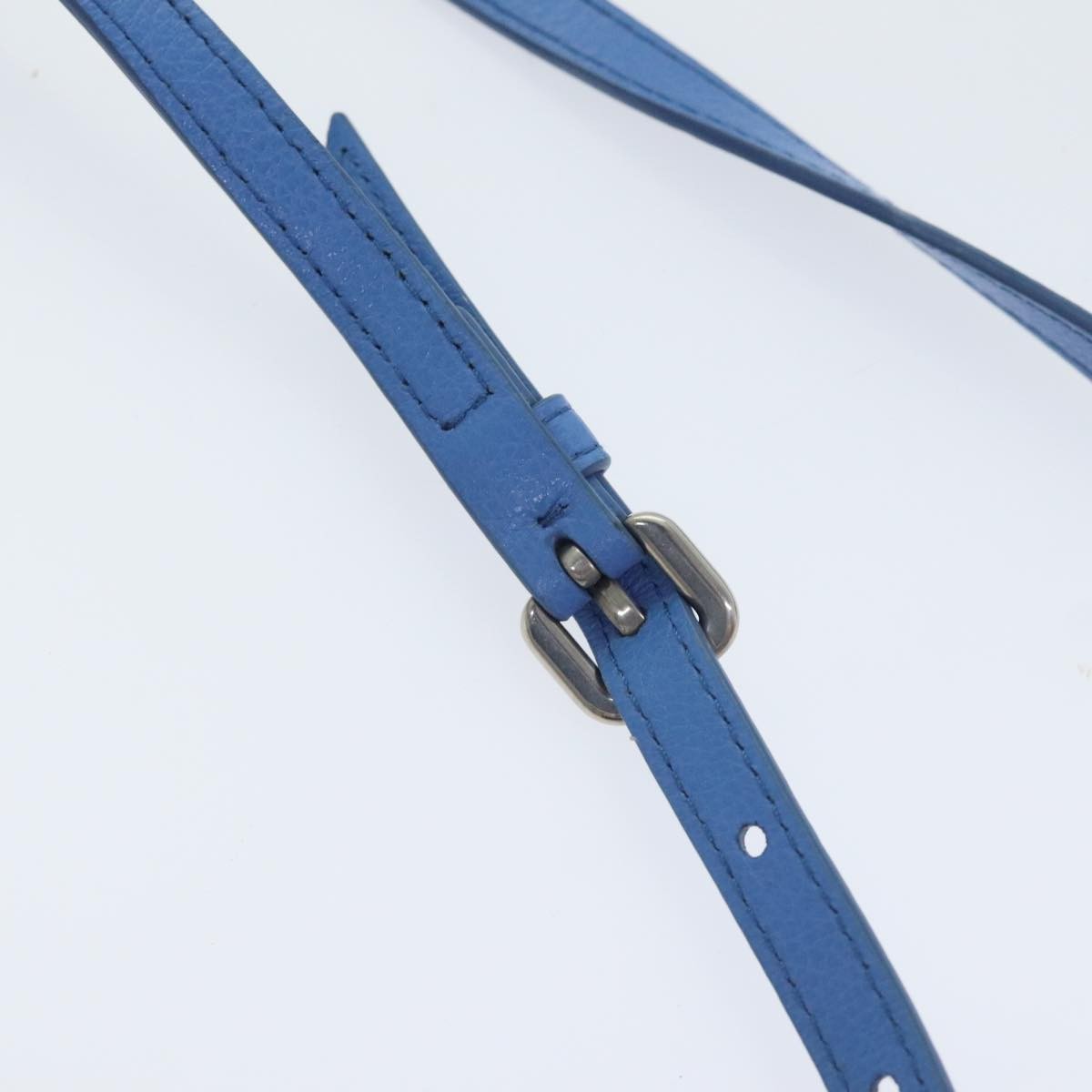 Prada Etiquette Flap Bag Studded Tessuto, BLUE, NYLON, Handbag