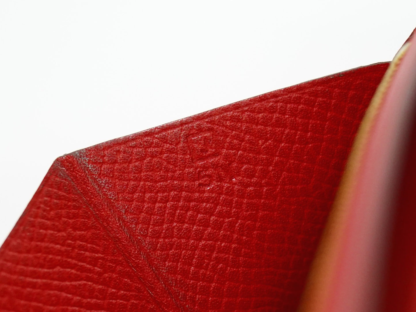 Hermes Bearn Wallet Epsom, RED, LEATHER, Wallets