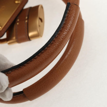 Chloe Paddington Lock Handbag Leather, BROWN, LEATHER, Shoulder bag