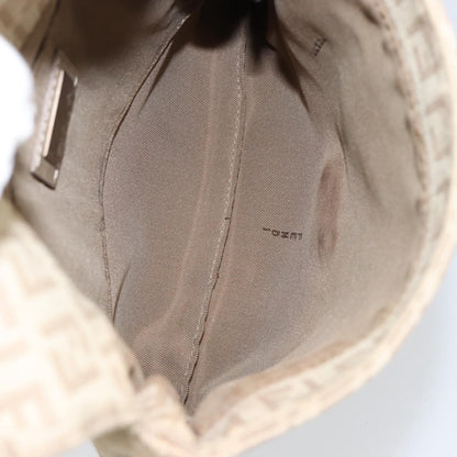 Fendi Vintage Flap Crossbody Bag Zucchino Canvas, BEIGE, CANVAS, Shoulder bag