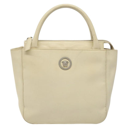 Versace Vintage Handbag Nylon, BEIGE, NYLON, Handbag
