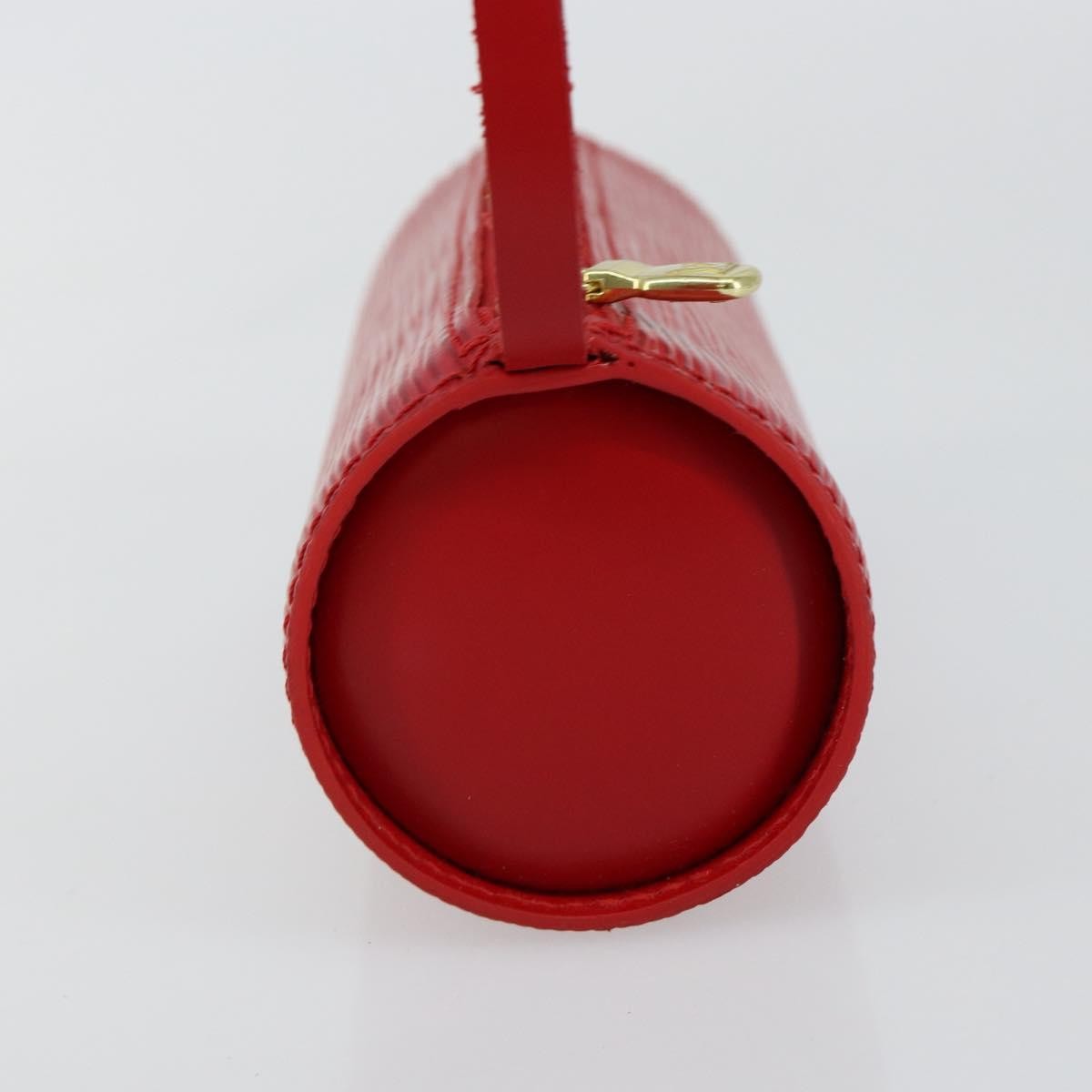 Louis Vuitton Soufflot Pochette Epi Leather, RED, LEATHER, Clutche & pouche