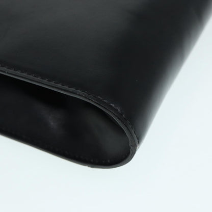 Celine Vintage Circle Logo Crossbody Bag Leather, BLACK, LEATHER, Shoulder bag