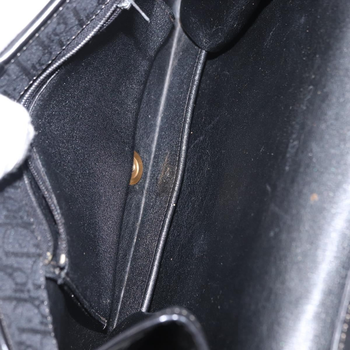 Christian Dior Vintage CD trotter Shoulder bag Canvas, BLACK, CANVAS, Shoulder bag