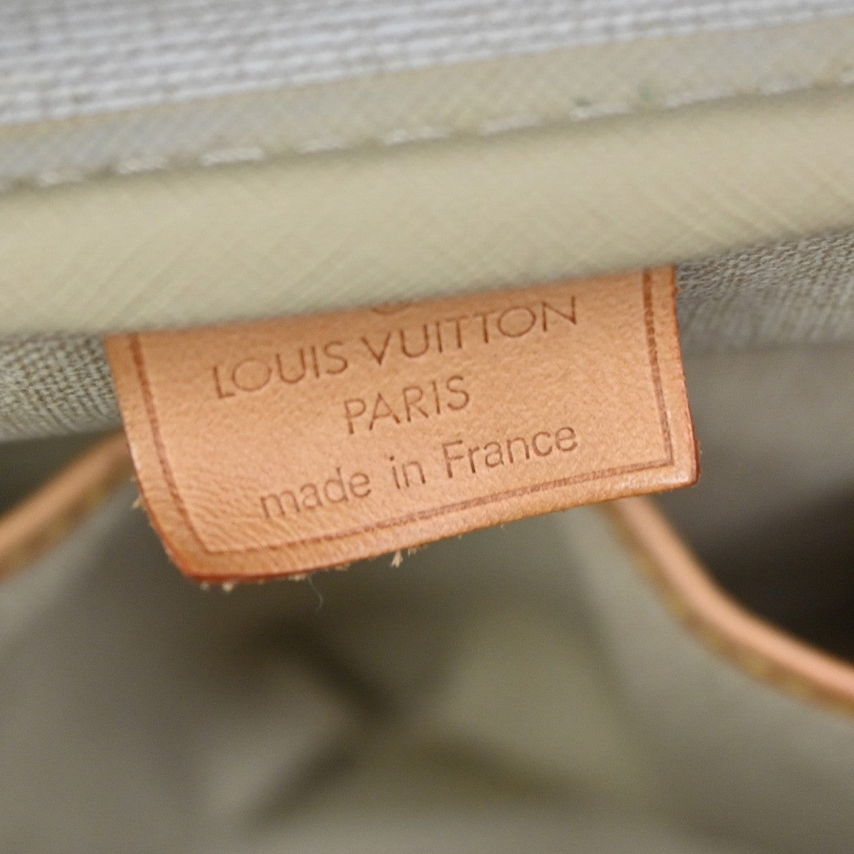 Louis Vuitton Deauville Handbag Monogram Canvas, BROWN, CANVAS, Handbag