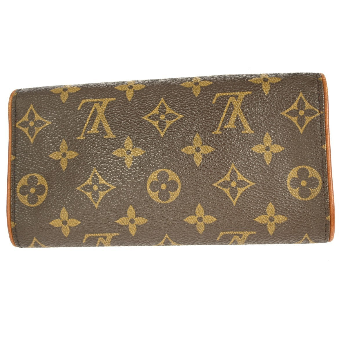 Louis Vuitton Twin Handbag Monogram Canvas, BROWN, CANVAS, Clutche & pouche