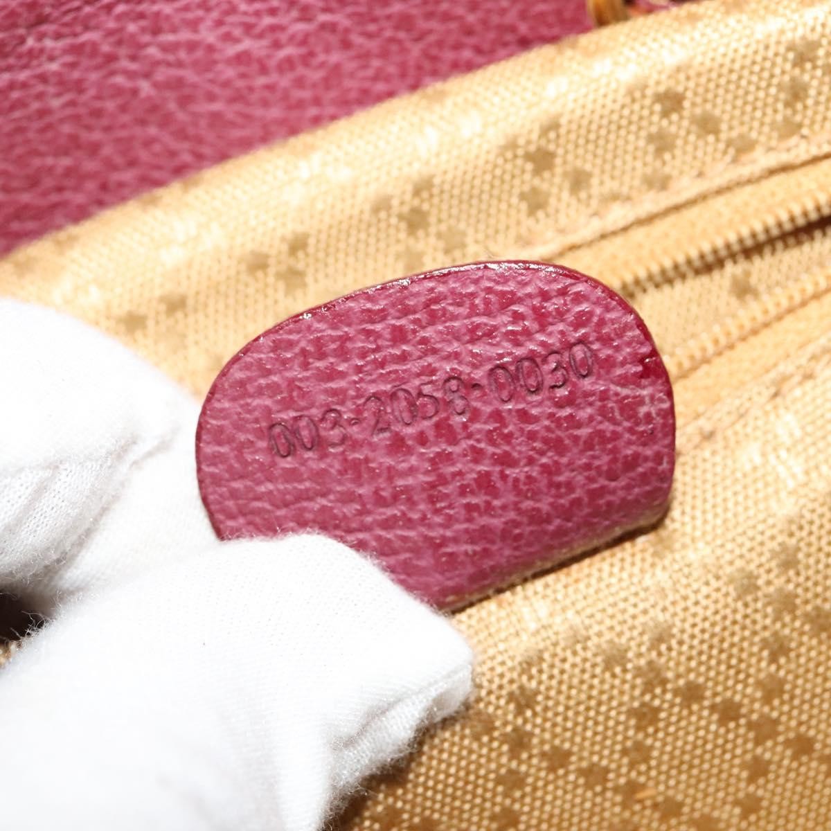 Gucci Vintage Bamboo Backpack Suede, PURPLE, SUEDE, Backpack