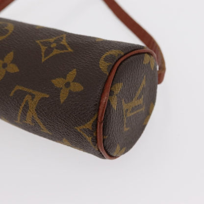 Louis Vuitton Papillon Pochette Monogram Canvas, BROWN, CANVAS, Clutche & pouche